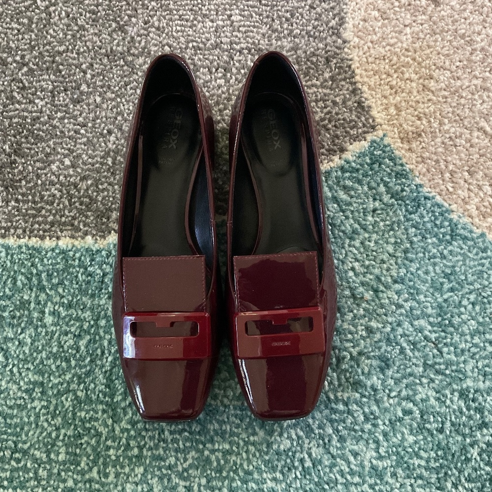 Geox Italian Patent Shoes